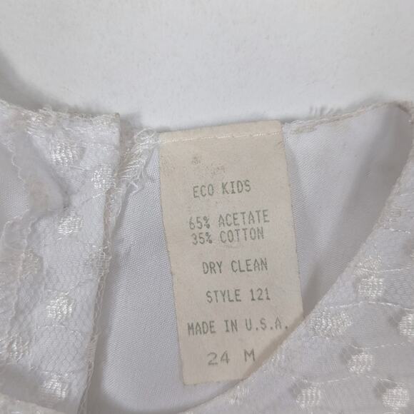 Vintage Outfit Girls Size 24m Green Velvet Christmas Lace Romper Beret - Picture 8 of 8